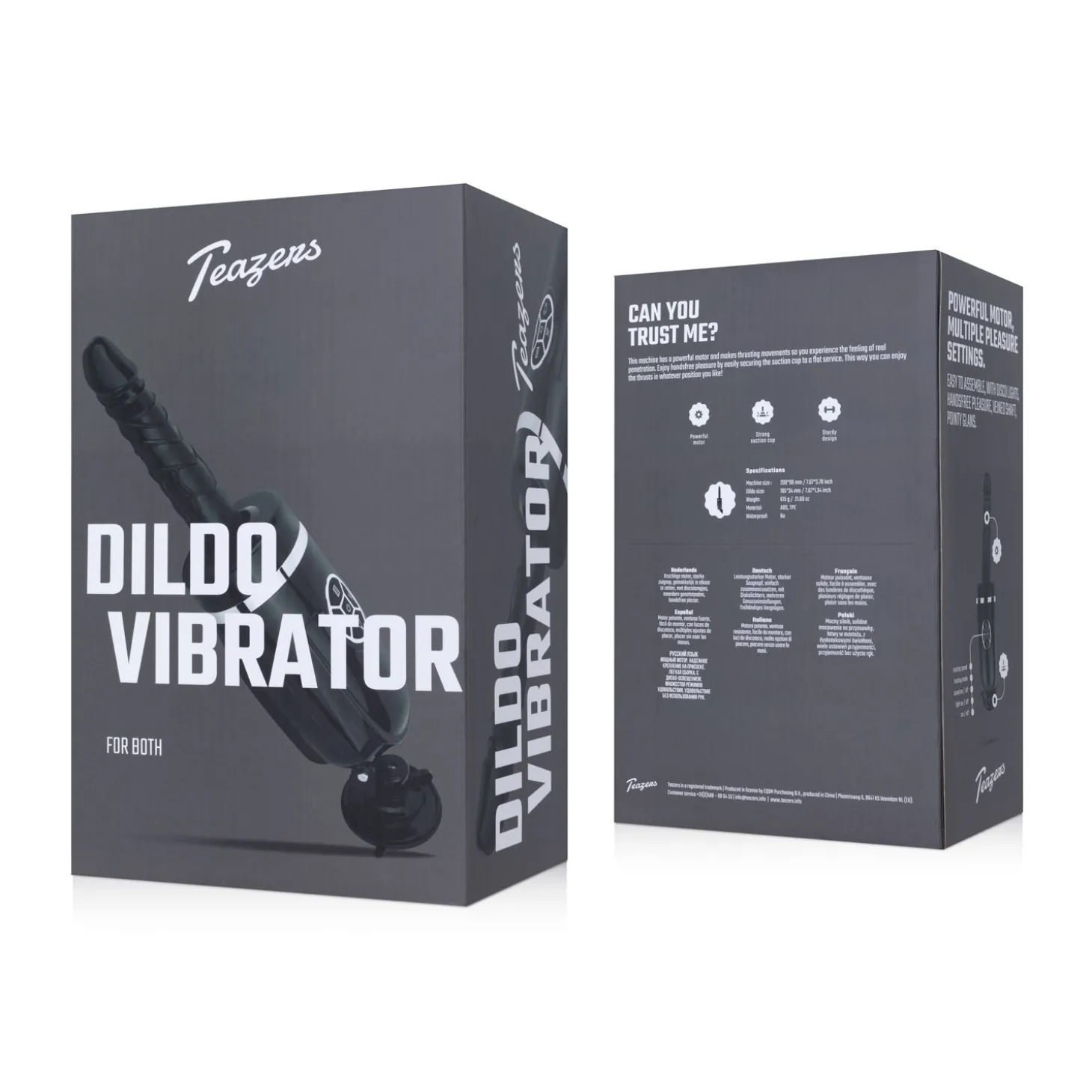 Teazers Stotende en Vibrerende Dildo