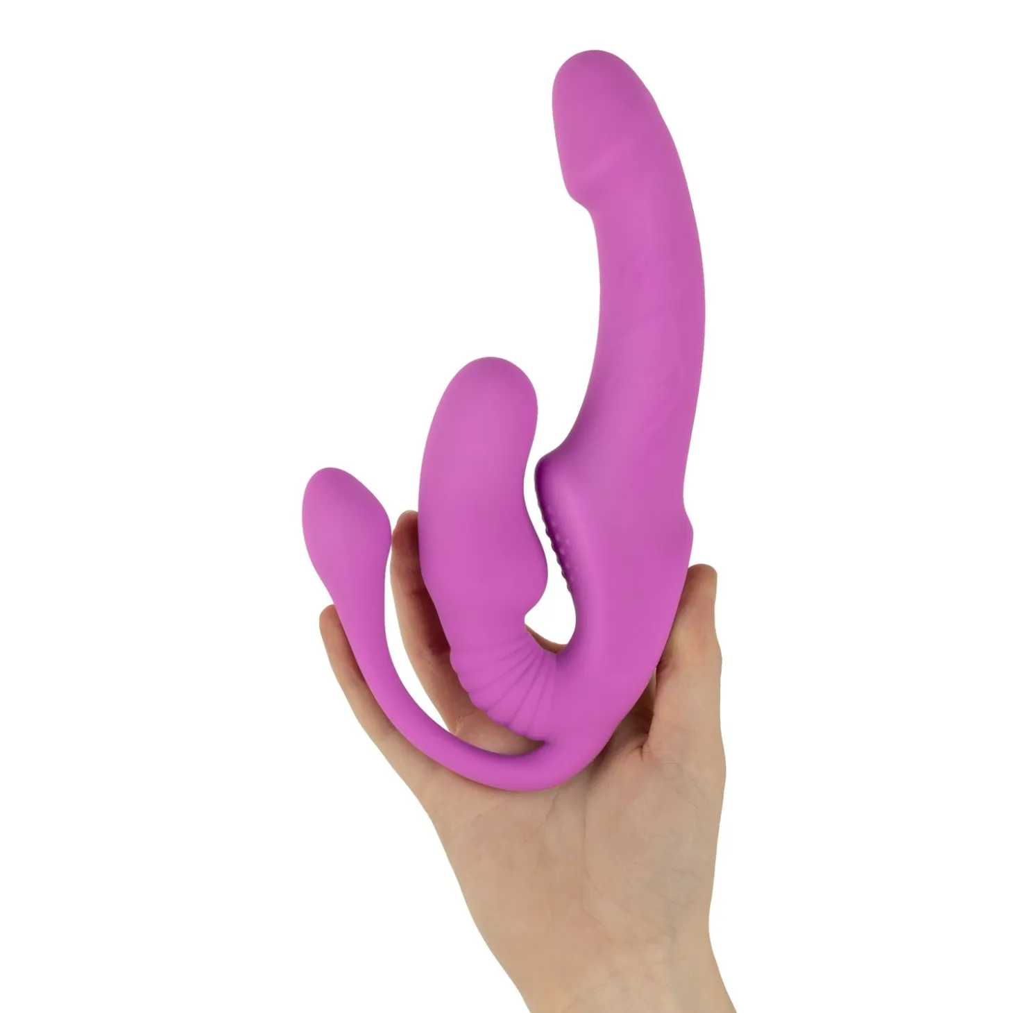 Teazers – Strapless Strap-On met Anaal Plug – Pink