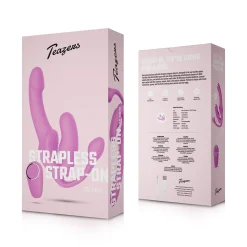 Teazers – Strapless Strap-On met Anaal Plug – Pink