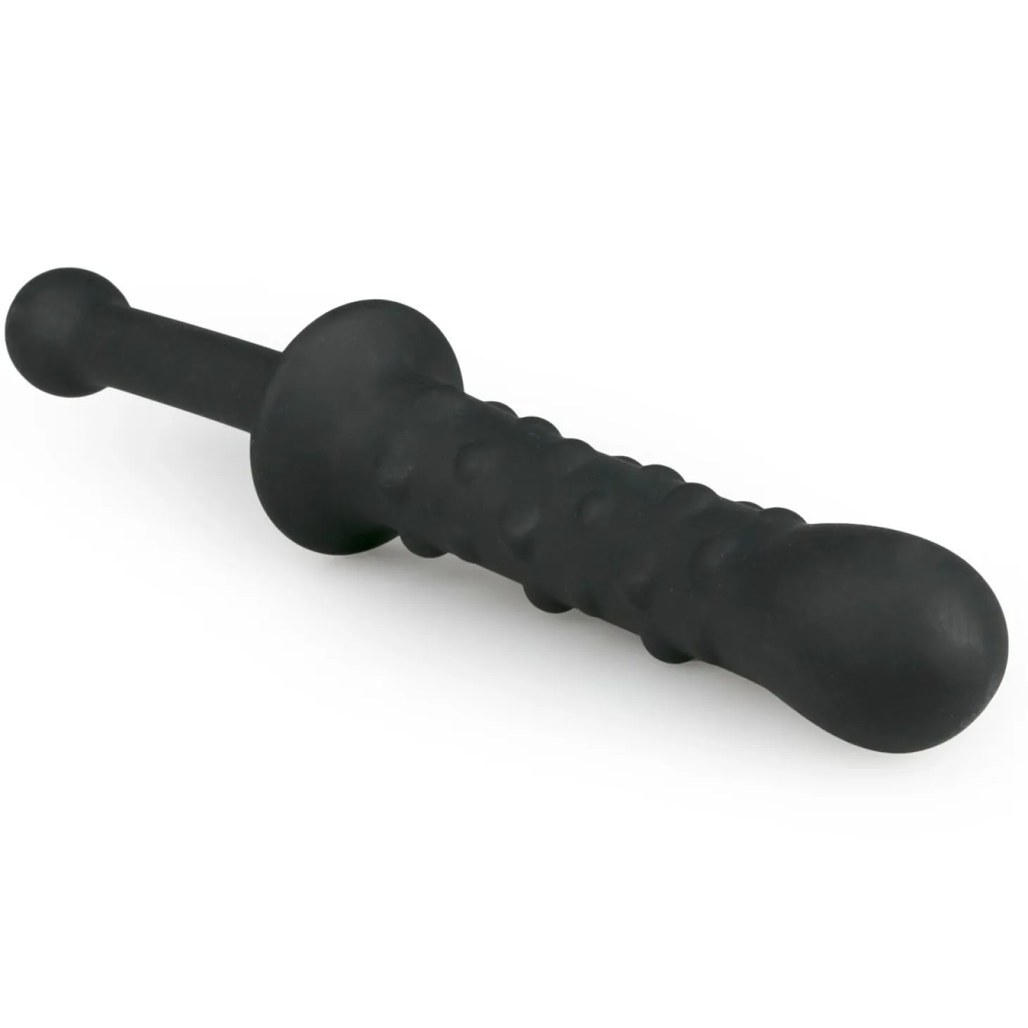 The Handler Dildo Met Handvat Zwart - 25 cm