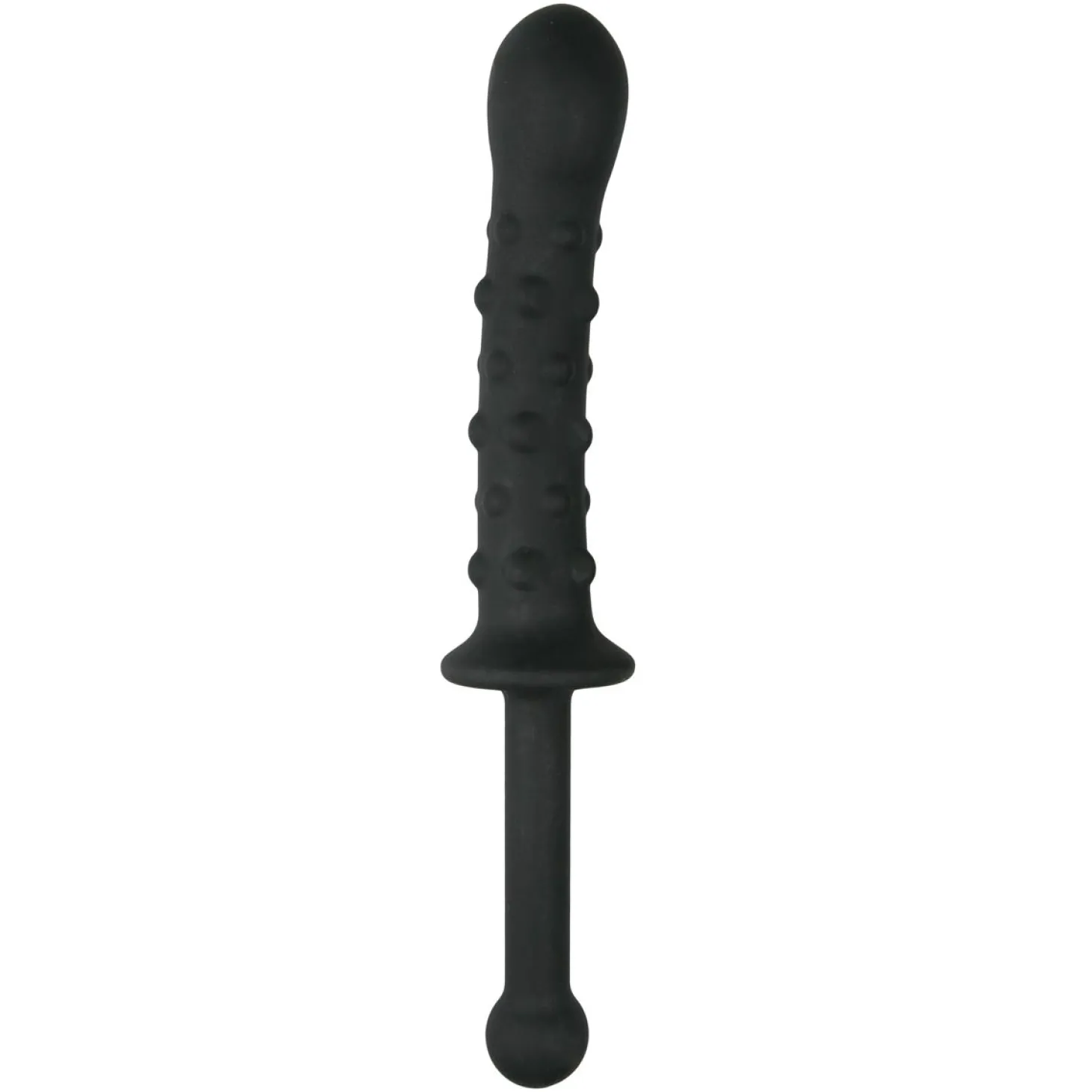The Handler Dildo Met Handvat Zwart - 25 cm