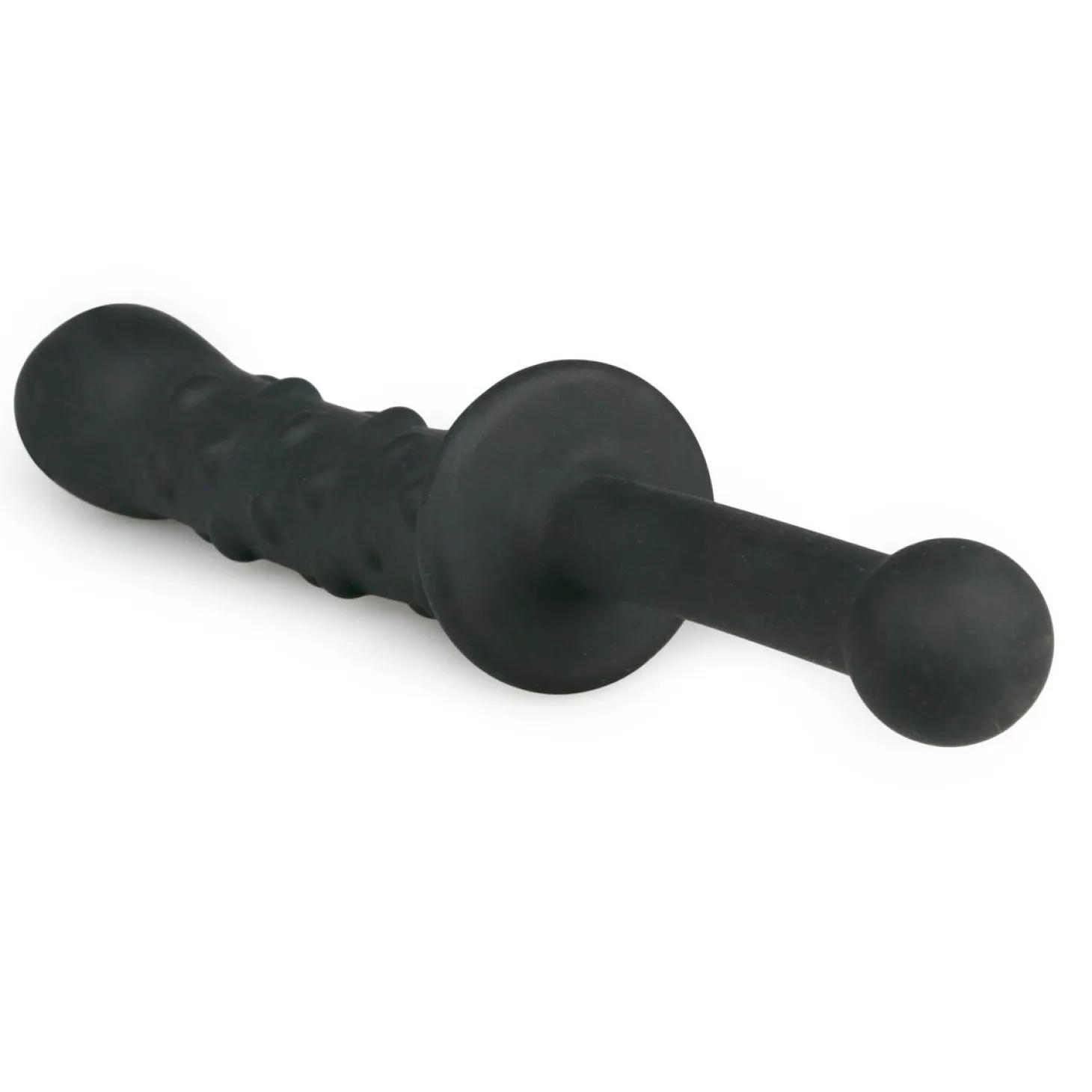 The Handler Dildo Met Handvat Zwart - 25 cm