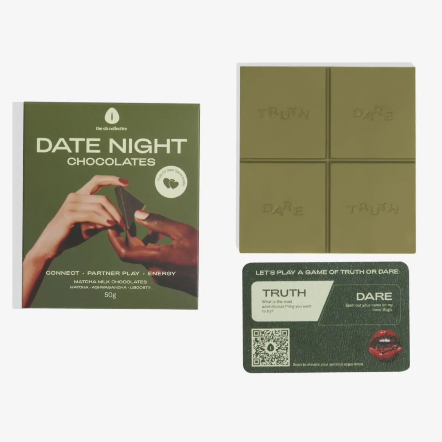 The Oh Collective - Date Night Chocolade - Matcha
