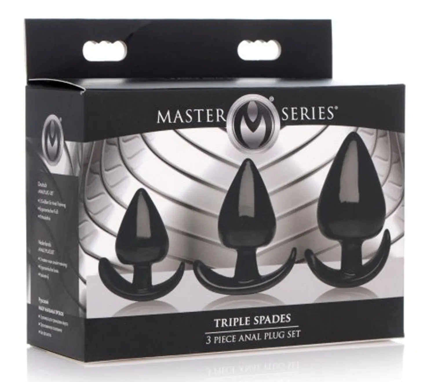 Triple Spades Driedelige Buttplug Set