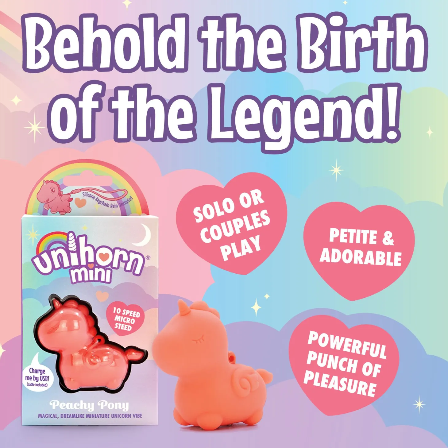 Unihorn - Mini Peachy Pony Vibrator