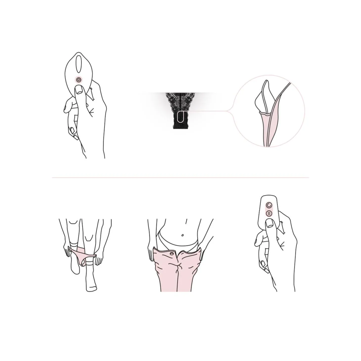 Vibrerende Tanga Slip