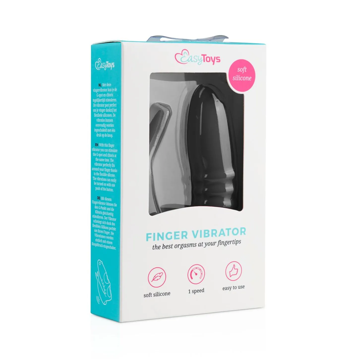 Vinger Vibrator - Zwart
