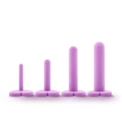 Wellness - Siliconen Vagina Dilator Set - Paars