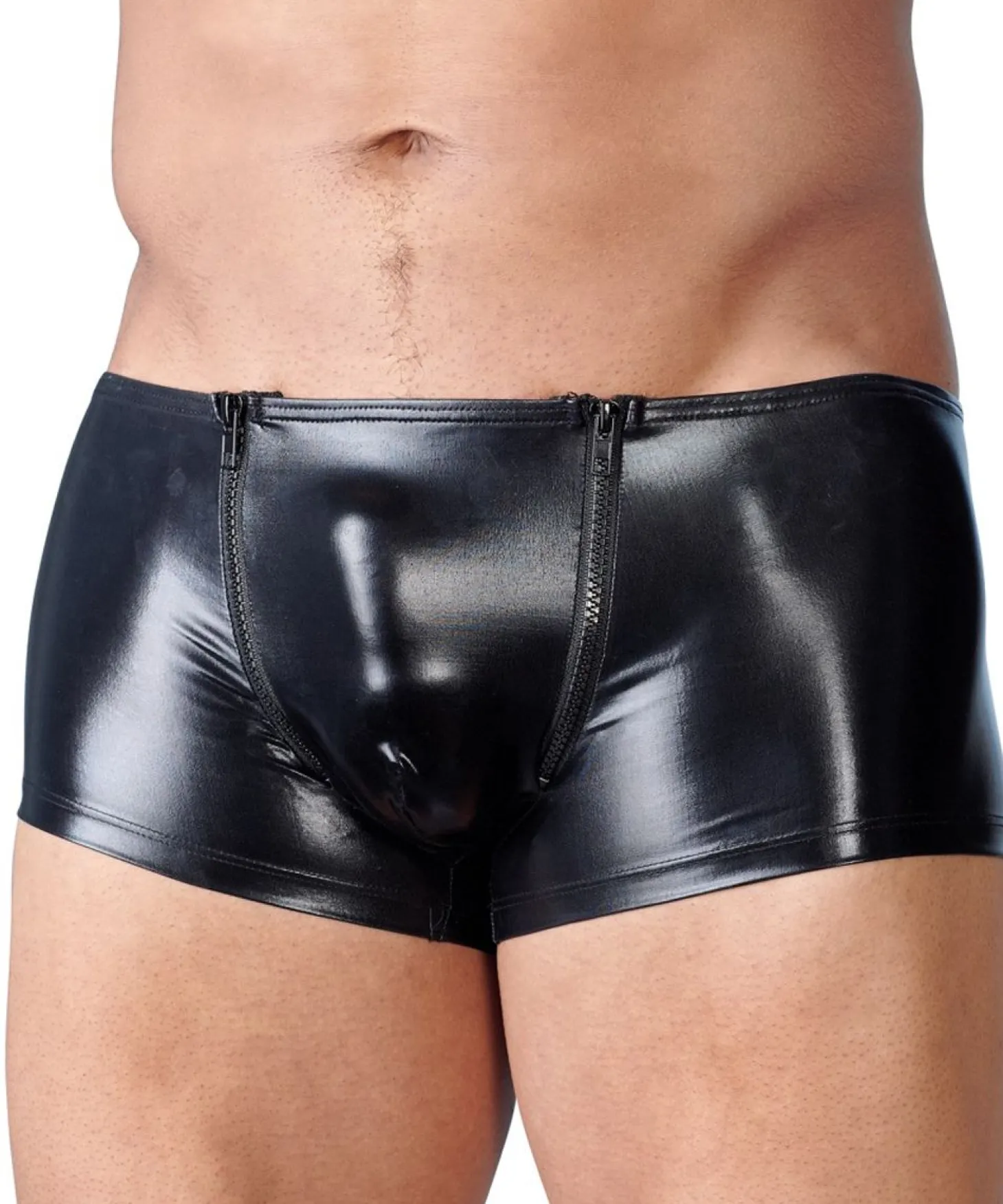 Wetlook Heren Boxer Met Rits