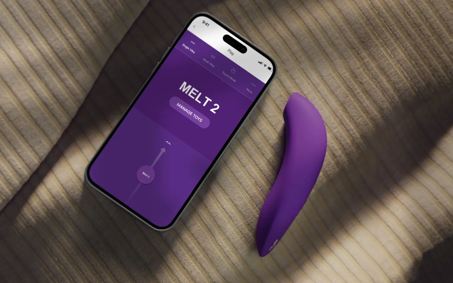 We-Vibe - Melt 2 App Controlled Clitorale Stimulator - Paars