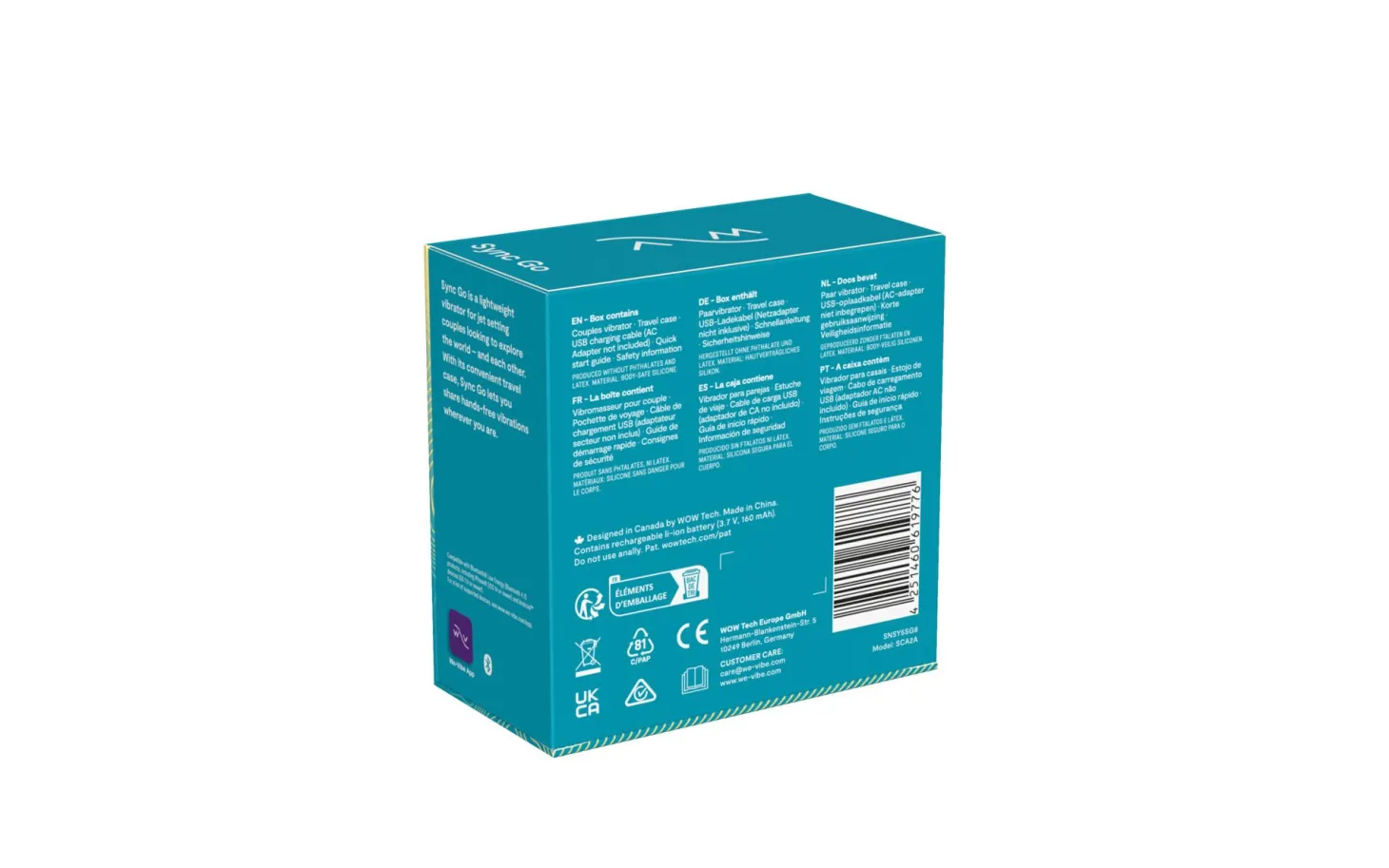 We-Vibe - Sync Go met App - Turkoois