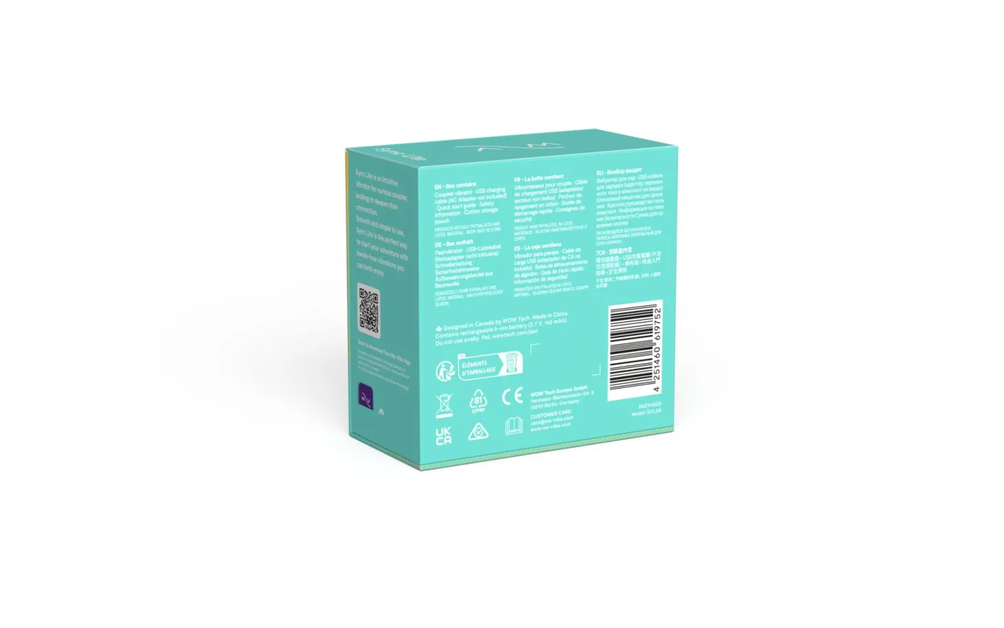 We-Vibe Sync Lite met App - Aqua