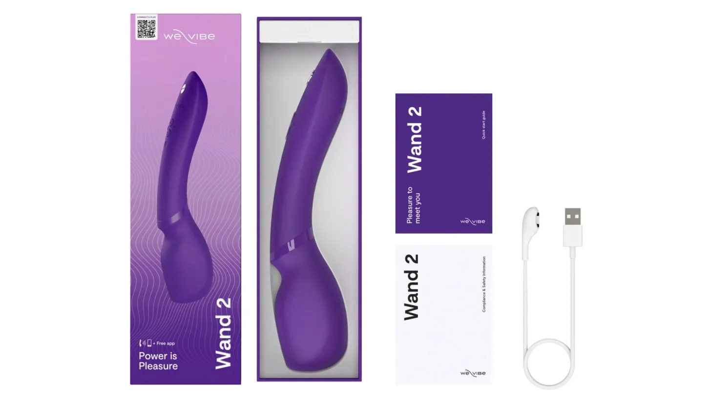 We-Vibe - Wand 2 Vibrator - Paars