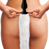 White Fox Buttplug & Haarband Set