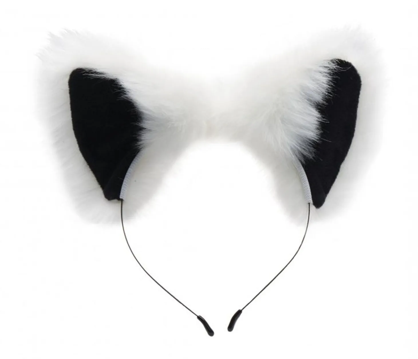 White Fox Buttplug & Haarband Set