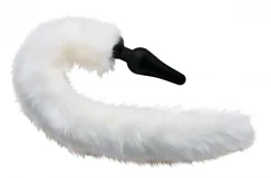 White Fox Buttplug & Haarband Set