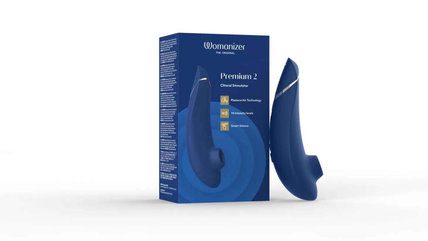 Womanizer Premium 2 Luchtdrukvibrator - Blueberry