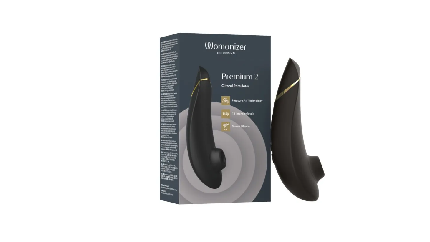 Womanizer Premium 2 Luchtdrukvibrator - Zwart