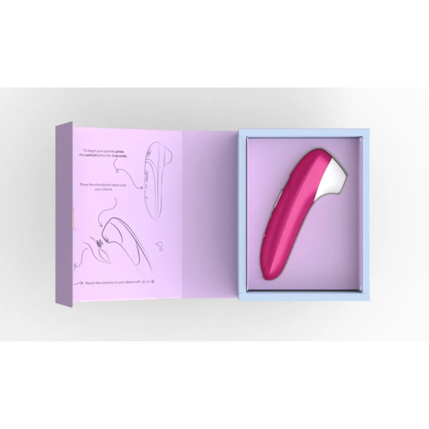 Womanizer Pro - Luchtdruk Vibrator - Vibrant Pink