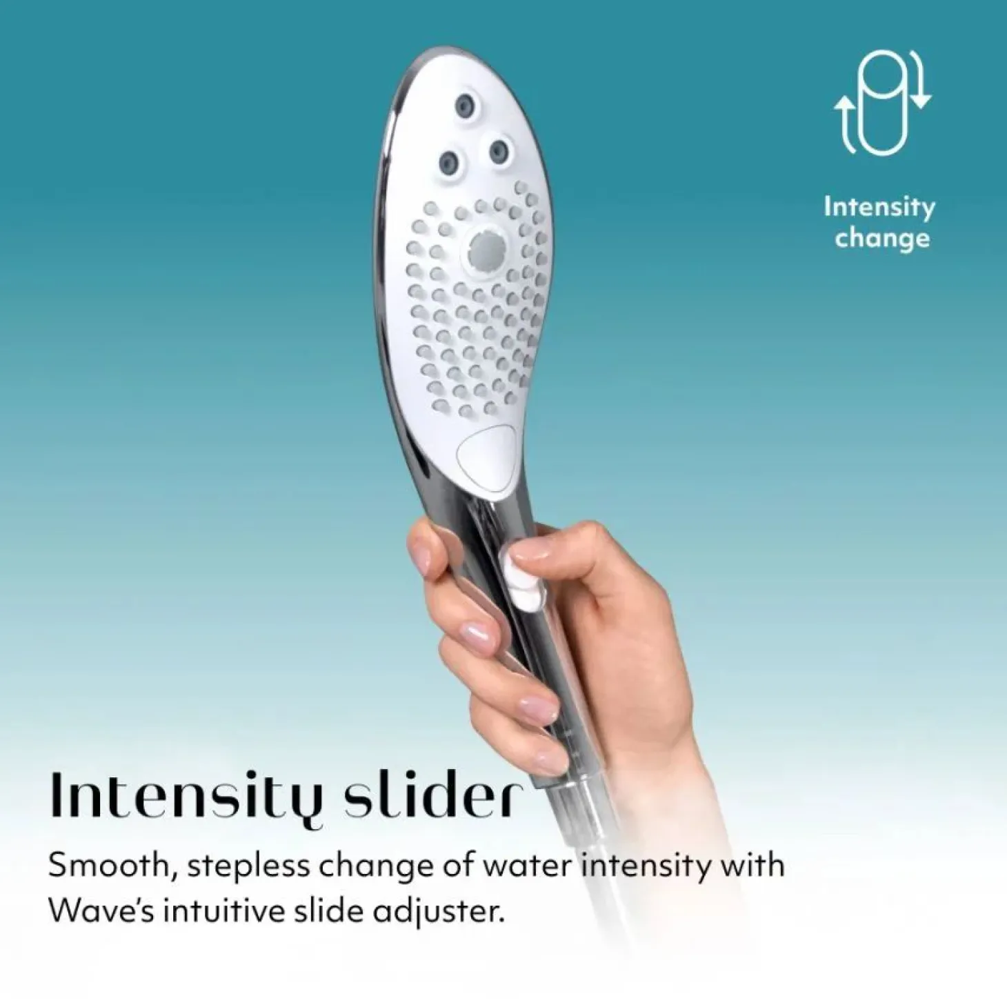 Womanizer Wave Douchekop - Chrome