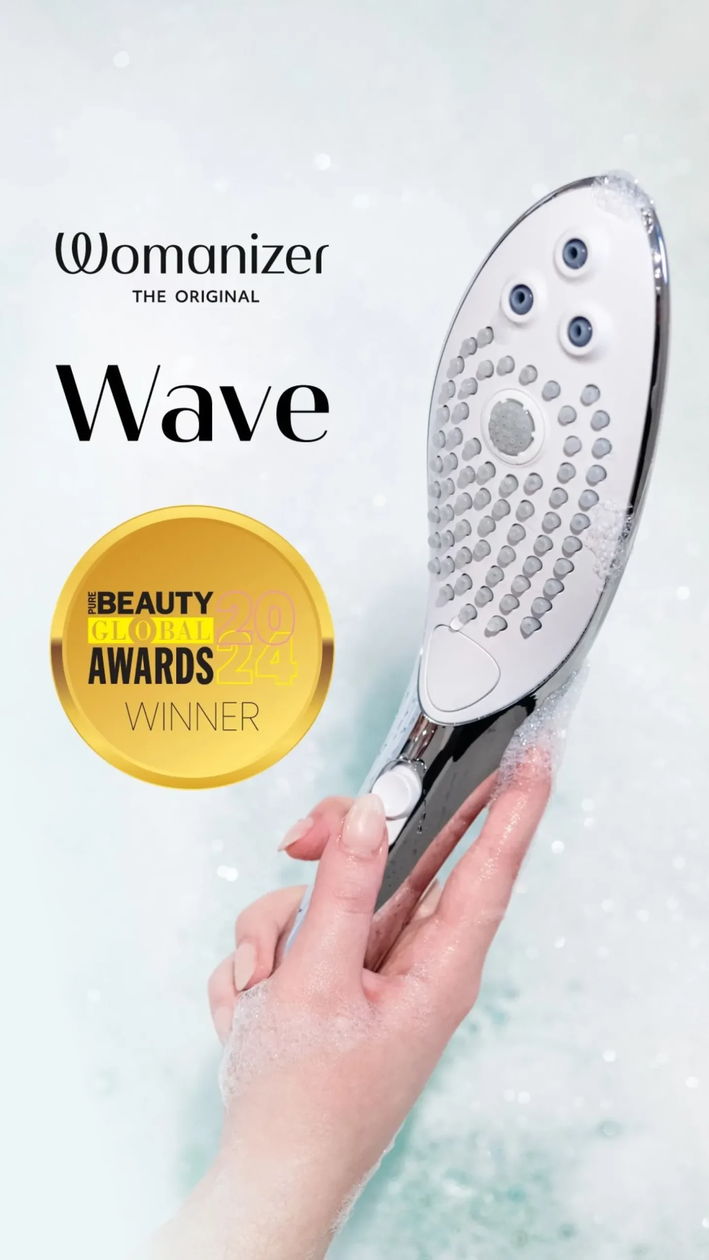 Womanizer Wave Douchekop - Wit
