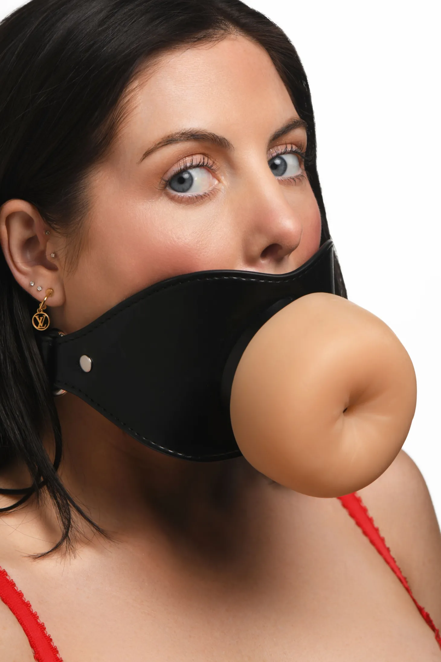 XR Brands - Ass Face Mouth Gag - Beige