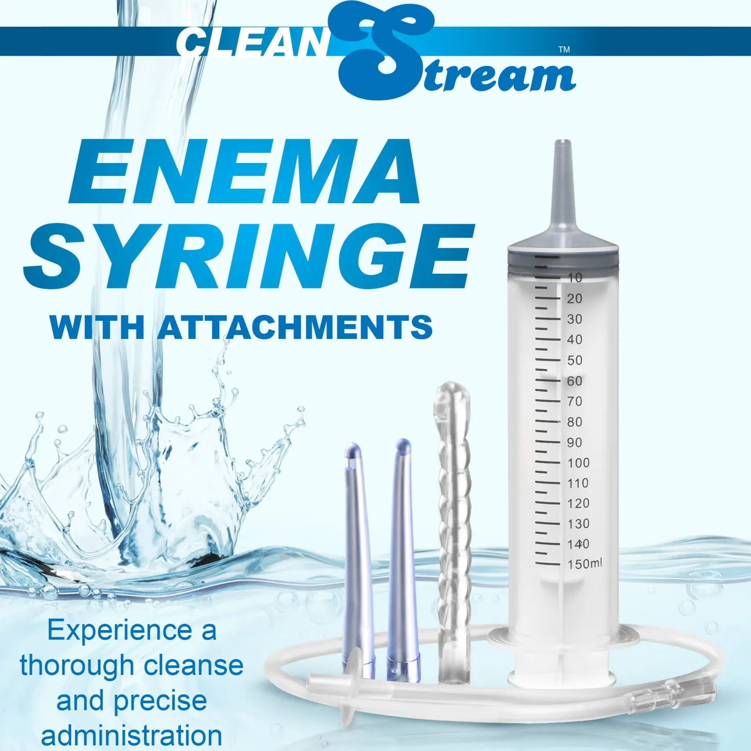 XR Brands - Enema Spuit met Accessoires - 150 ml