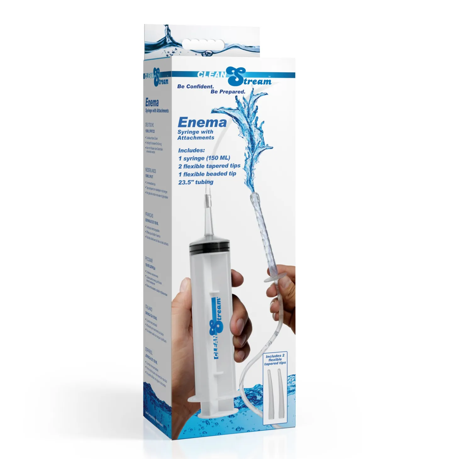 XR Brands - Enema Spuit met Accessoires - 150 ml
