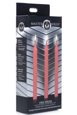 XR Brands - Fire Sticks Fetish Drip Kaarsen - Rood