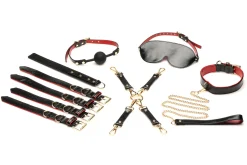 XR Brands - Lover's Luxe Bondage Set - Zwart