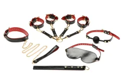 XR Brands - Lover's Luxe Bondage Set - Zwart