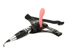 XR Brands - Thunder Strap Wand Dij Harnas - Zwart