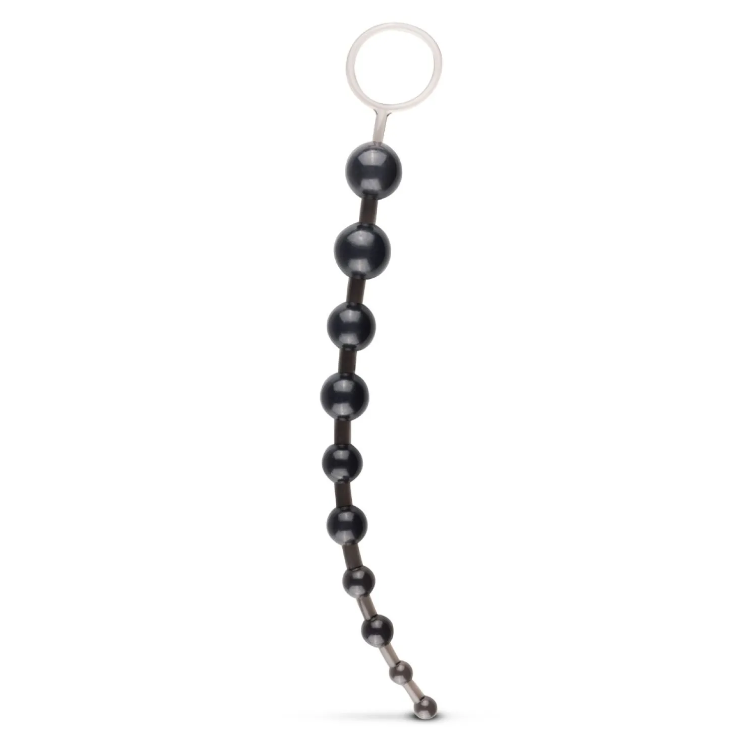 Zwarte Anaalketting Met Ring