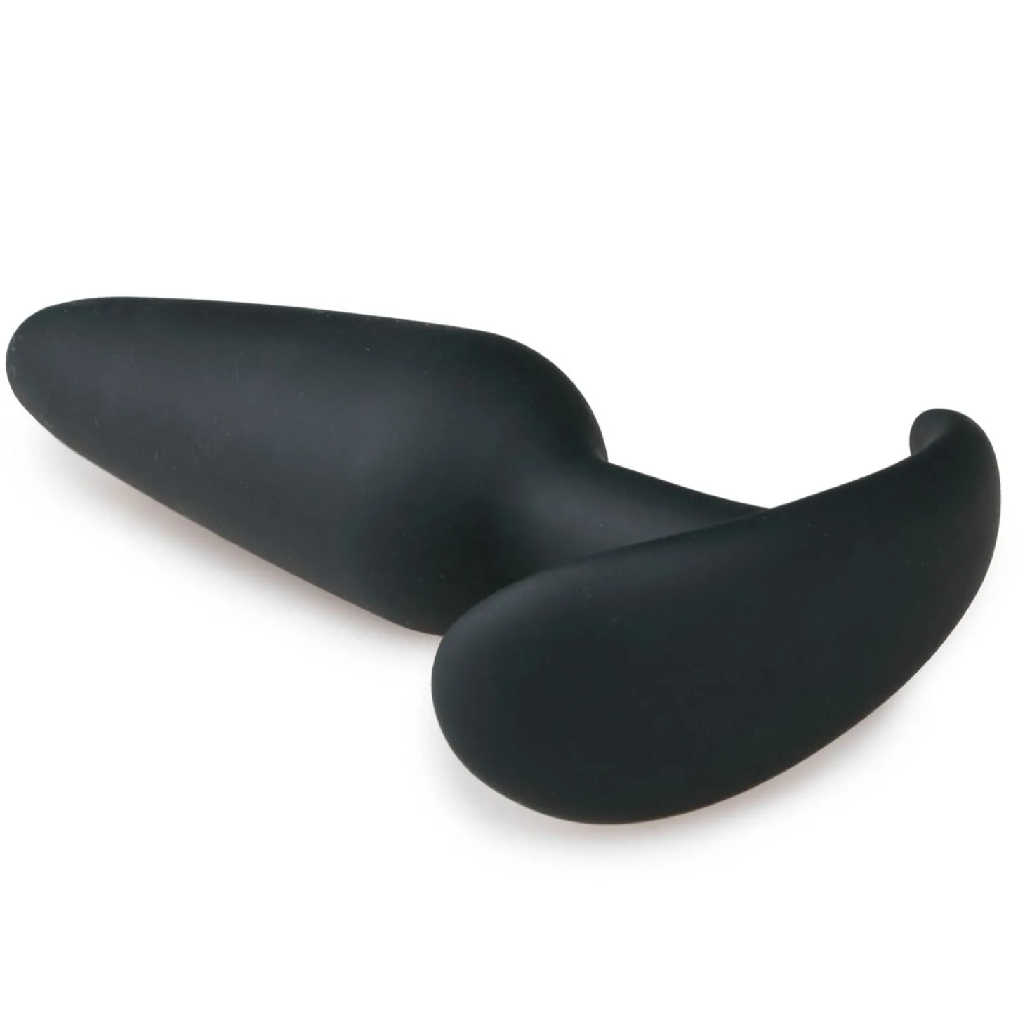 Zwarte Grote Buttplug Met Handvat - 12,5 cm