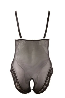 Zwarte kruisloze body
