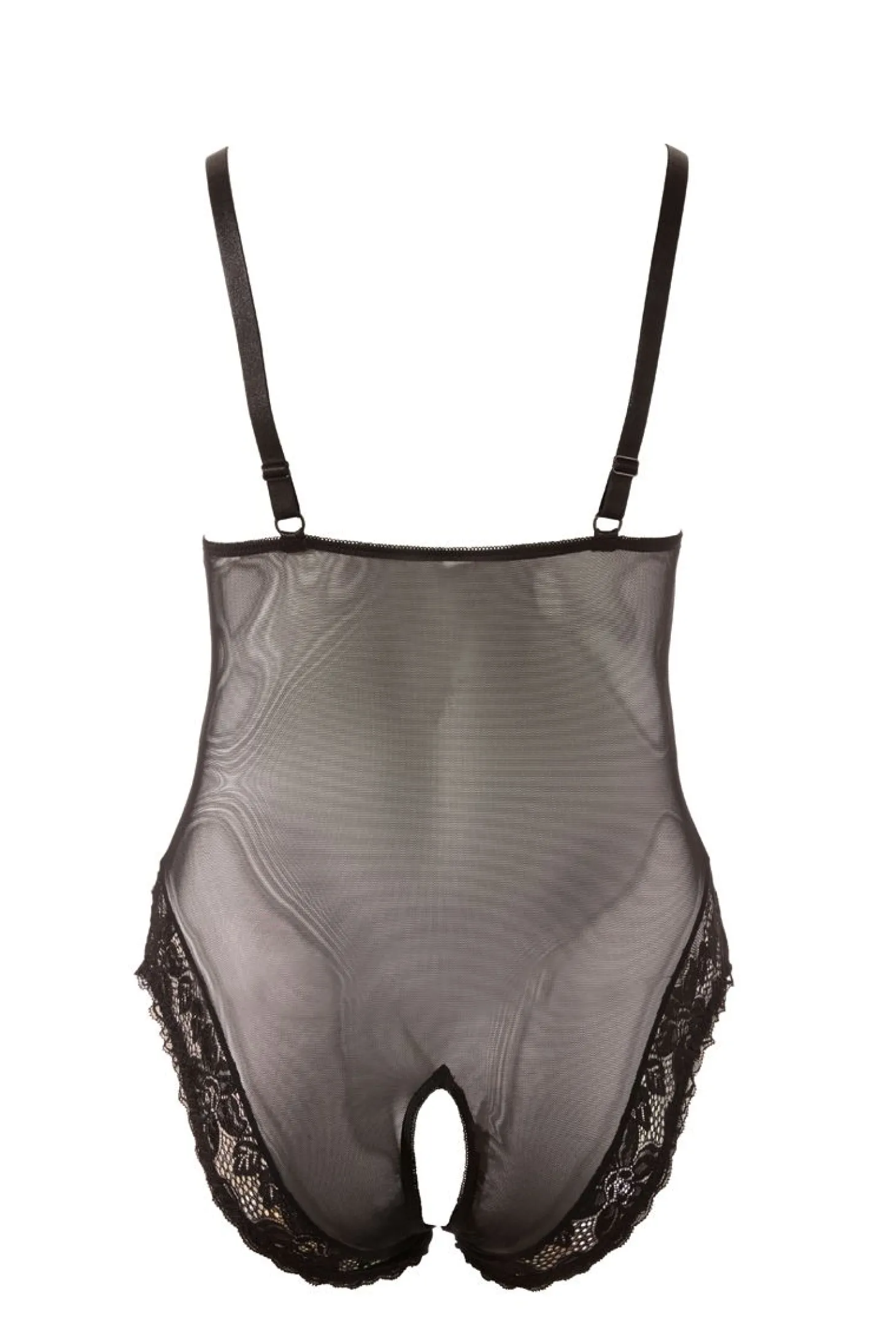 Zwarte kruisloze body