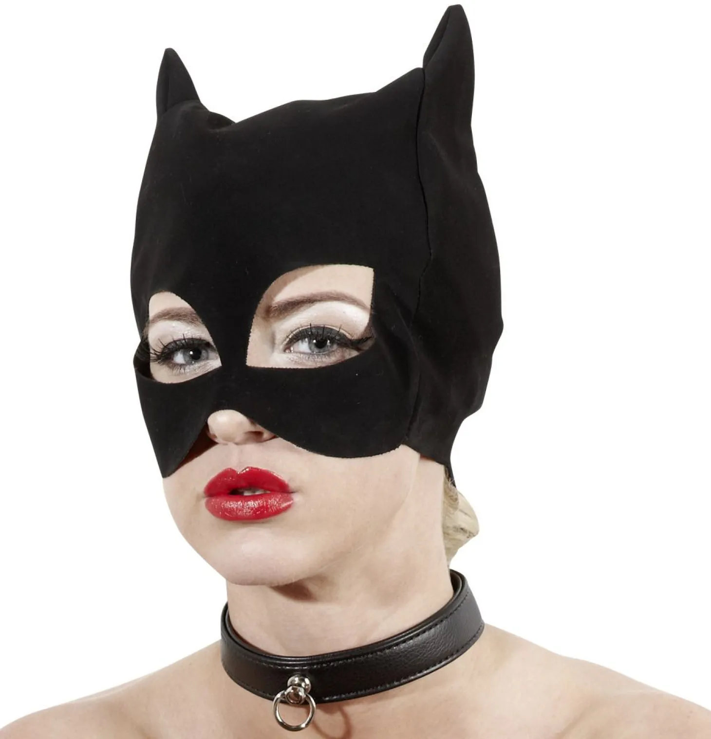 Zwart Kattenmasker