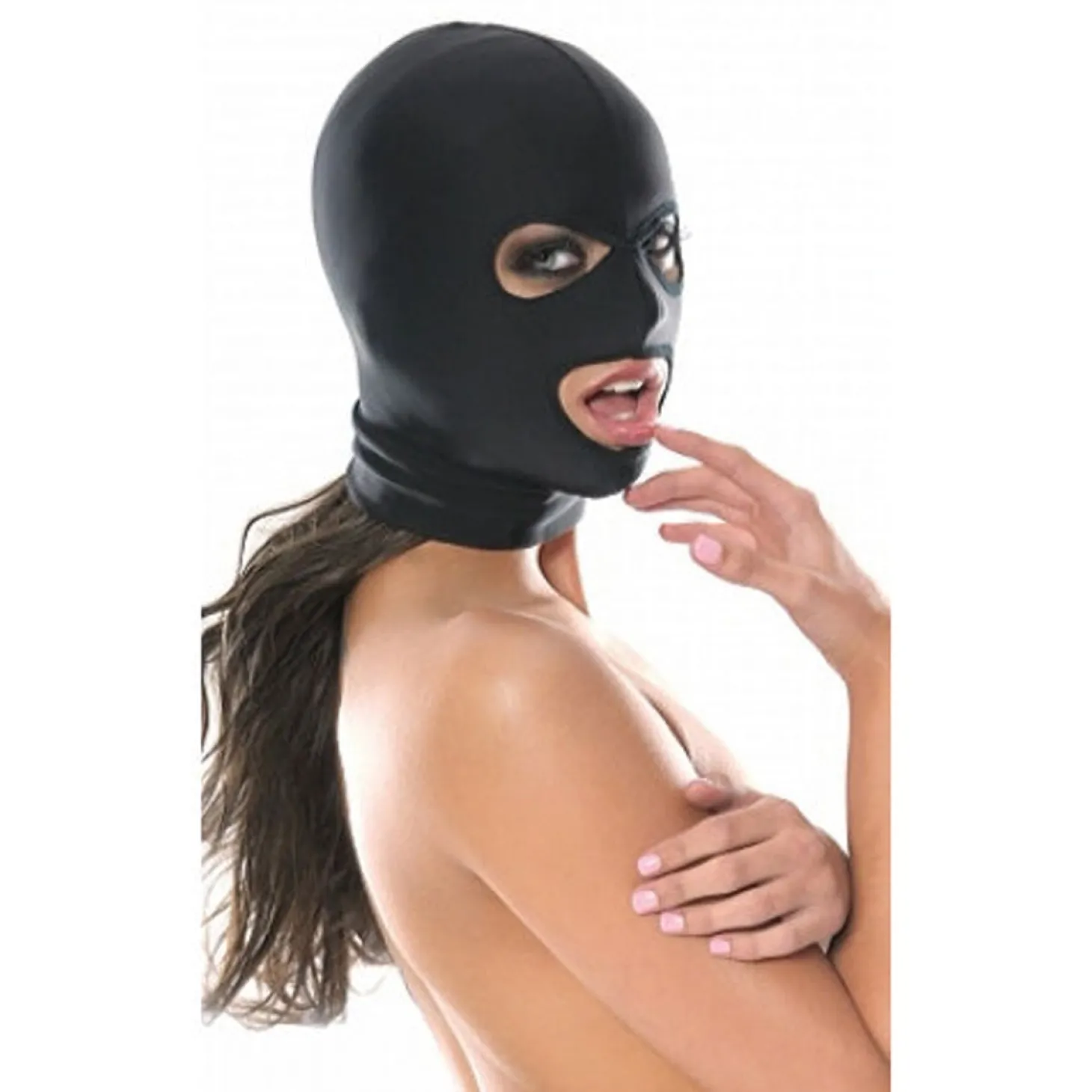 Zwart Spandex Masker